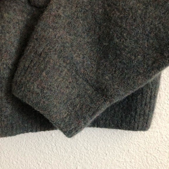 & Other Stories Dark Green Chest Pocket Knit Cropped Sweater. Size XS - Picture 4 of 8